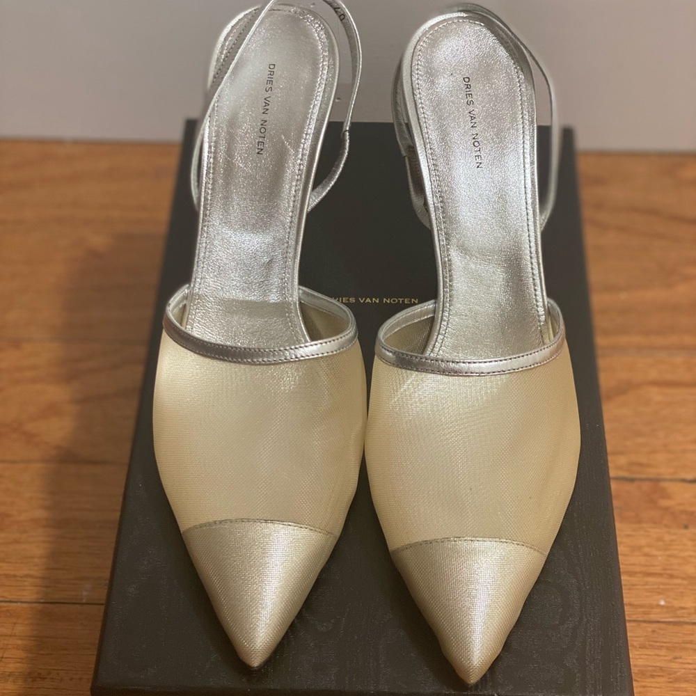 Dries Van Noten - Mesh Slingback Mule - Size 40